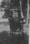 Vin In High Chair, Age 1, 1913