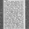 Newspaper Article Naming Ruth MAGEE Howell Children