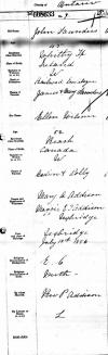 Marriage Entry for John Saunders and Ellen Wilson