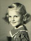 Ann Rita as a young schoolgirl