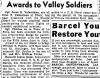 Newspaper article in Valley Morning Star, Oct 5 1944