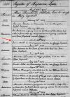 Baptism Record of George Booth, Son of James of Drumgowan