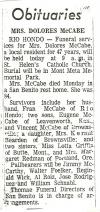 Dolores' Obituary
