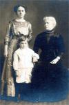 Katherine With Mother Isabelle and son George Campbell