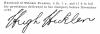 Hugh Hicklin's Signature